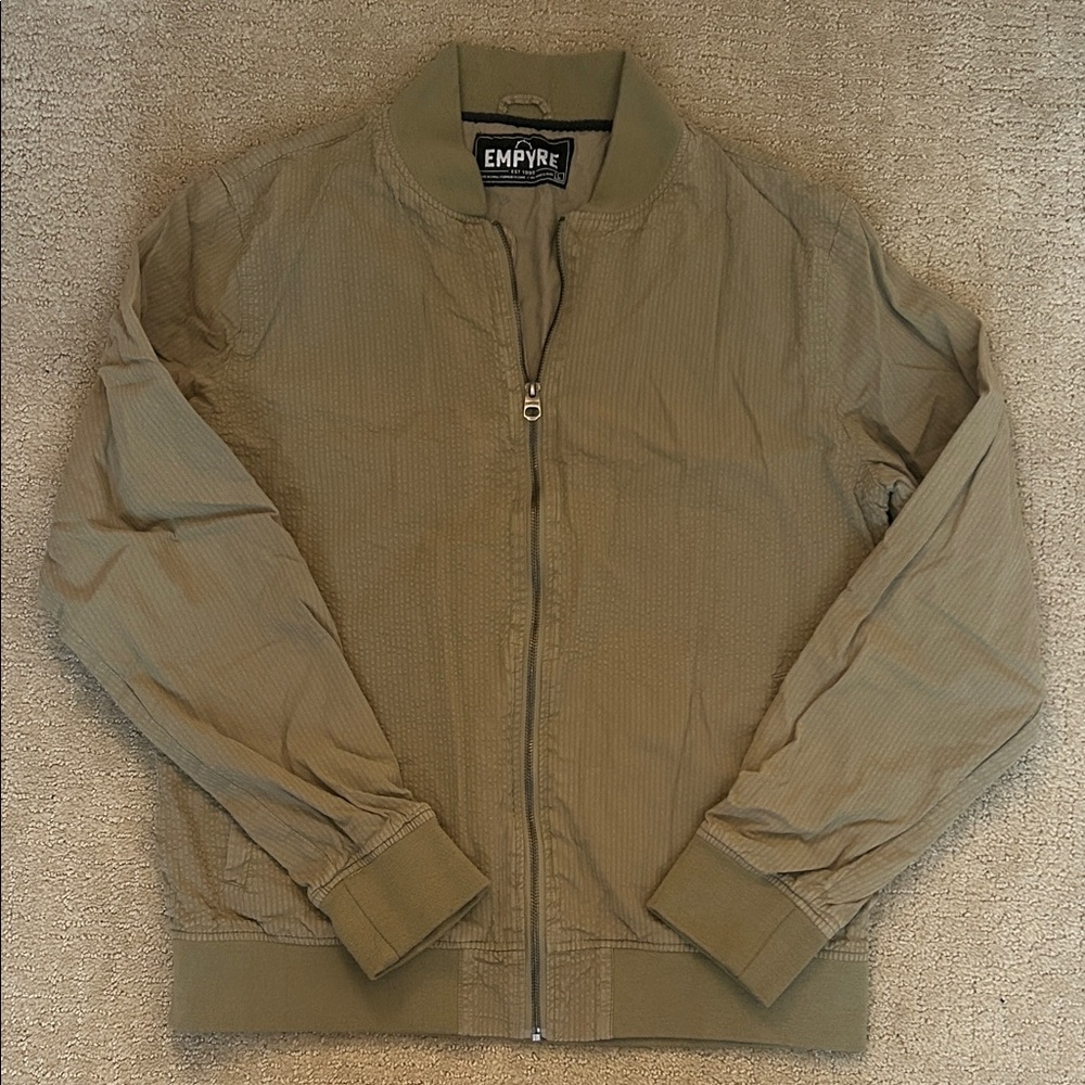 Empyre Men's Olive Bomber Jacket